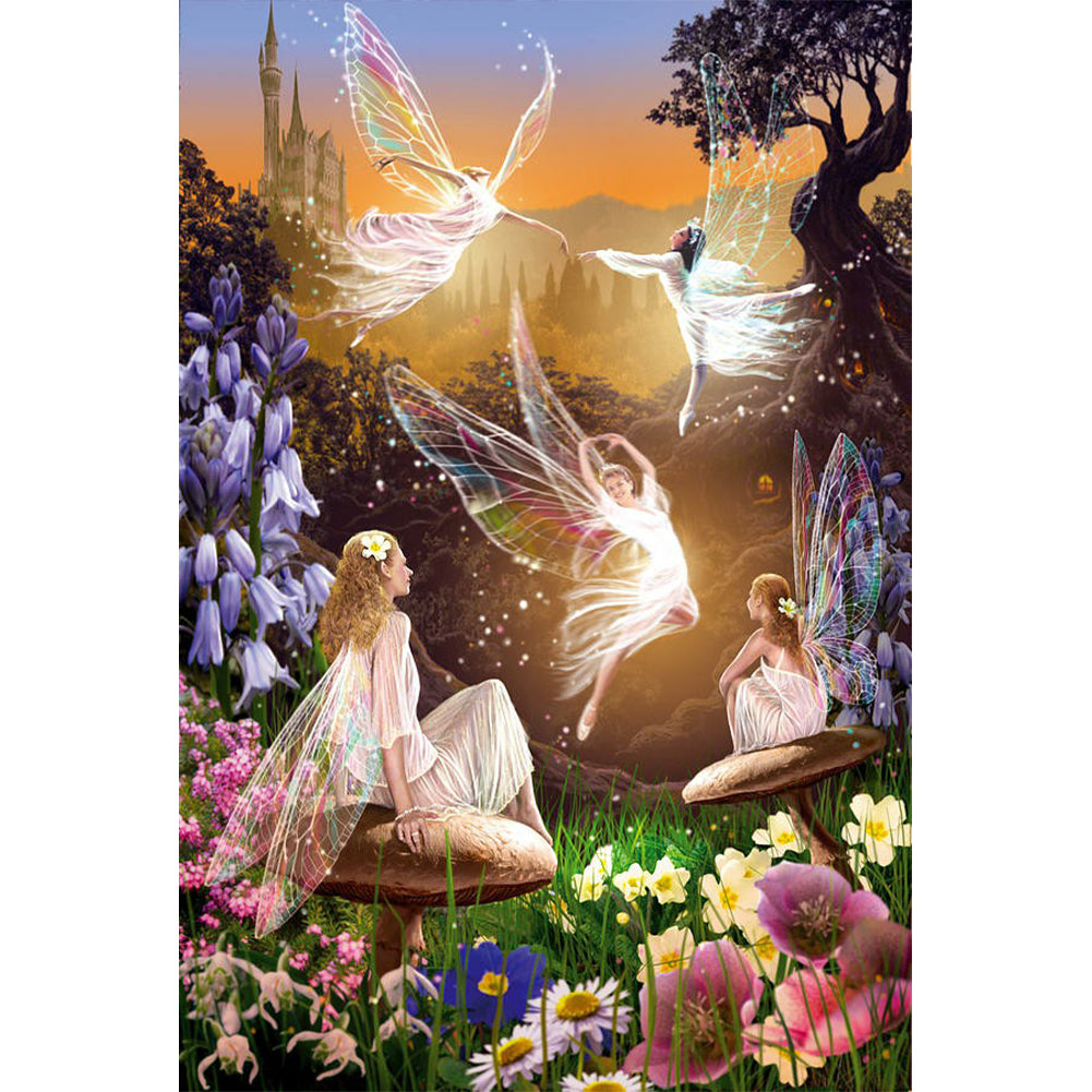 Fairy Fairy 30*50CM(Canvas) Full Round Drill Diamond Painting