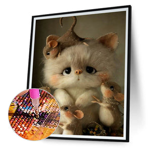 Mouse 40*50CM(Canvas) Full Round Drill Diamond Painting