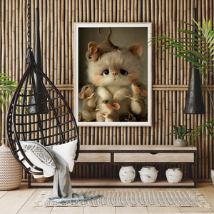 Mouse 40*50CM(Canvas) Full Round Drill Diamond Painting