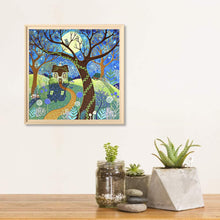 Load image into Gallery viewer, Illustrated Owl House 40*40CM(Canvas) Full Round Drill Diamond Painting
