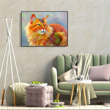 Load image into Gallery viewer, Artistic Persian Cat 50*40CM(Canvas) Full Square Drill Diamond Painting
