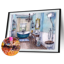 Load image into Gallery viewer, Bathtub 50*40CM(Canvas) Full Round Drill Diamond Painting
