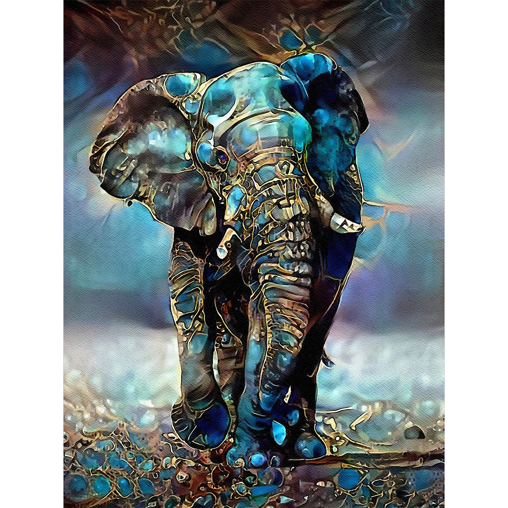 Elephant 50*60CM(Canvas) Full Round Drill Diamond Painting