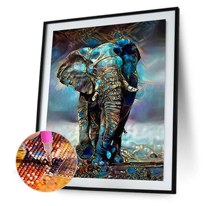 Elephant 50*60CM(Canvas) Full Round Drill Diamond Painting