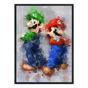 Yishu - Mario - 40*55CM 11CT 3 Stamped Cross Stitch