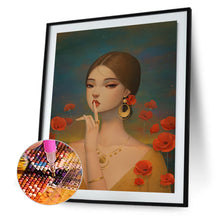 Load image into Gallery viewer, Girl 40*60CM(Canvas) Full Round Drill Diamond Painting
