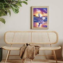 Load image into Gallery viewer, White Horse Riding The Waves 40*50CM(Canvas) Full Round Drill Diamond Painting
