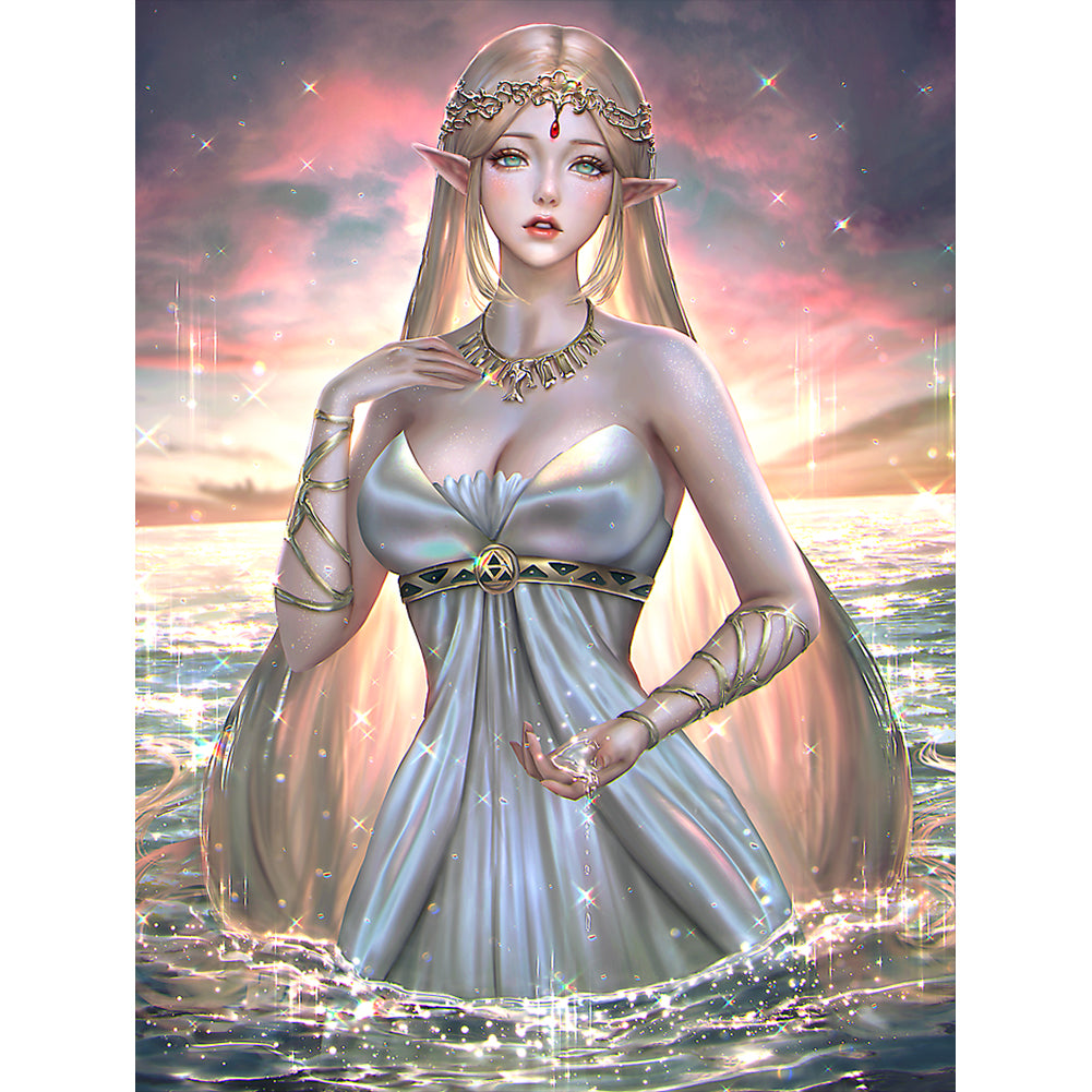 Yishu - Goddess - 50*70CM 11CT 3 Stamped Cross Stitch