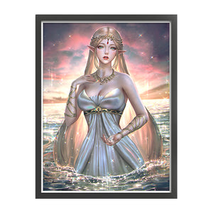 Yishu - Goddess - 50*70CM 11CT 3 Stamped Cross Stitch