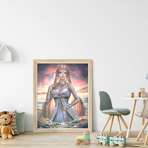 Yishu - Goddess - 50*70CM 11CT 3 Stamped Cross Stitch