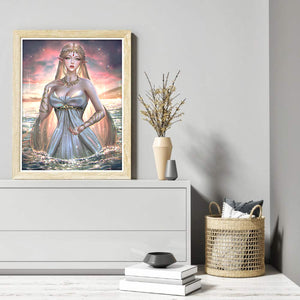 Yishu - Goddess - 50*70CM 11CT 3 Stamped Cross Stitch
