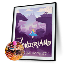 Load image into Gallery viewer, Alice In Wonderland 40*50CM(Canvas) Full Round Drill Diamond Painting
