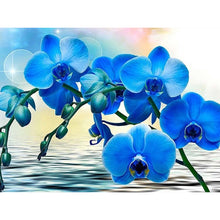 Load image into Gallery viewer, Phalaenopsis Orchid 50*40CM(Canvas) Full Round Drill Diamond Painting
