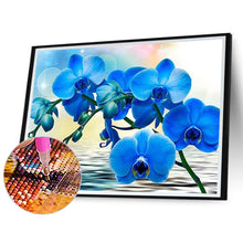 Load image into Gallery viewer, Phalaenopsis Orchid 50*40CM(Canvas) Full Round Drill Diamond Painting
