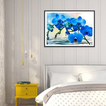 Load image into Gallery viewer, Phalaenopsis Orchid 50*40CM(Canvas) Full Round Drill Diamond Painting
