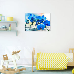 Phalaenopsis Orchid 50*40CM(Canvas) Full Round Drill Diamond Painting
