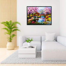 Load image into Gallery viewer, Yishu - Bridge Over The River - 60*45CM 11CT 3 Stamped Cross Stitch
