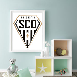 Yishu - Angers Football Club - 40*50CM 11CT 3 Stamped Cross Stitch