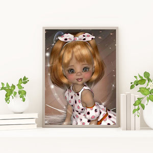 Yishu - Doll - 40*53CM 11CT 3 Stamped Cross Stitch
