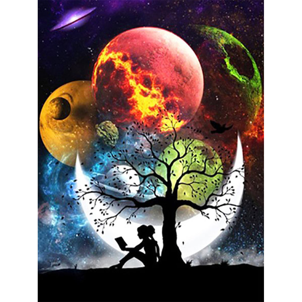 Romantic Night 40*50CM(Picture) Full Square Drill Diamond Painting