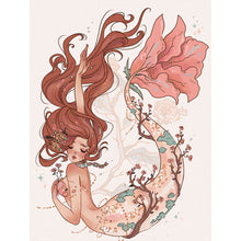 Load image into Gallery viewer, Mermaid 30*40CM(Canvas) Full Round Drill Diamond Painting
