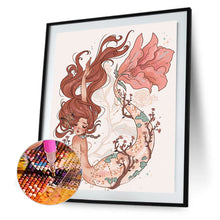 Load image into Gallery viewer, Mermaid 30*40CM(Canvas) Full Round Drill Diamond Painting
