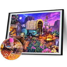 Load image into Gallery viewer, Camping Night 50*40CM(Canvas) Full Round Drill Diamond Painting
