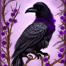 Load image into Gallery viewer, Crow 40*40CM(Canvas) Full Round Drill Diamond Painting
