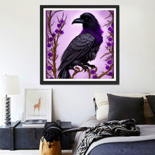 Load image into Gallery viewer, Crow 40*40CM(Canvas) Full Round Drill Diamond Painting
