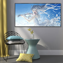 Load image into Gallery viewer, Yishu - Violin Girl - 80*40CM 11CT 3 Stamped Cross Stitch
