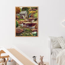 Load image into Gallery viewer, Flowing Water House 30*40CM(Canvas) Full Round Drill Diamond Painting
