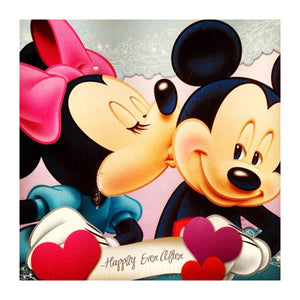 Mickey Mouse And Minnie Mouse 40*40CM(Picture) Full Square Drill Diamond Painting