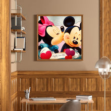 Load image into Gallery viewer, Mickey Mouse And Minnie Mouse 40*40CM(Picture) Full Square Drill Diamond Painting
