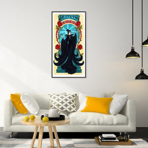 Yishu - Maleficent - 45*80CM 11CT 3 Counted Cross Stitch