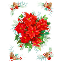 Load image into Gallery viewer, Poinsettia 30*40CM(Canvas) Full Round Drill Diamond Painting
