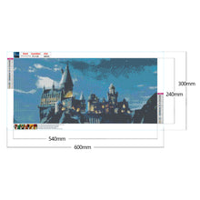 Load image into Gallery viewer, Dark Night Castle 60*30CM(Canvas) Full Square Drill Diamond Painting
