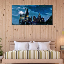 Load image into Gallery viewer, Dark Night Castle 60*30CM(Canvas) Full Square Drill Diamond Painting
