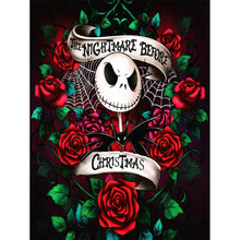 Load image into Gallery viewer, Rose Skull 30*40CM(Canvas) Full Round Drill Diamond Painting
