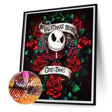 Load image into Gallery viewer, Rose Skull 30*40CM(Canvas) Full Round Drill Diamond Painting
