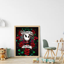 Load image into Gallery viewer, Rose Skull 30*40CM(Canvas) Full Round Drill Diamond Painting
