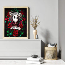 Load image into Gallery viewer, Rose Skull 30*40CM(Canvas) Full Round Drill Diamond Painting
