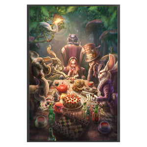 Yishu - Alice In Wonderland - 50*72CM 11CT 3 Stamped Cross Stitch