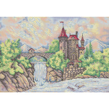 Load image into Gallery viewer, Joy Sunday - Forest Castle - 48*36CM 14CT 2 Stamped Cross Stitch
