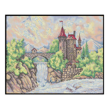 Load image into Gallery viewer, Joy Sunday - Forest Castle - 48*36CM 14CT 2 Stamped Cross Stitch
