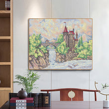Load image into Gallery viewer, Joy Sunday - Forest Castle - 48*36CM 14CT 2 Stamped Cross Stitch
