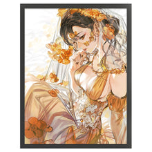 Load image into Gallery viewer, Yishu - Exotic Beauty - 50*70CM 11CT 3 Stamped Cross Stitch
