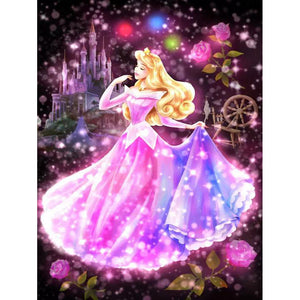 Yishu - Disney'S Sleeping Beauty - 70*50CM 11CT 3 Stamped Cross Stitch