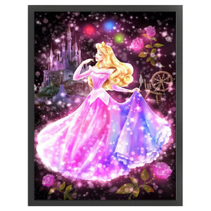 Yishu - Disney'S Sleeping Beauty - 70*50CM 11CT 3 Stamped Cross Stitch