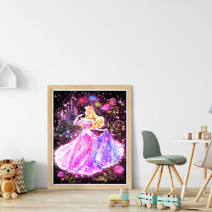 Yishu - Disney'S Sleeping Beauty - 70*50CM 11CT 3 Stamped Cross Stitch