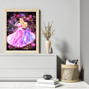 Yishu - Disney'S Sleeping Beauty - 70*50CM 11CT 3 Stamped Cross Stitch